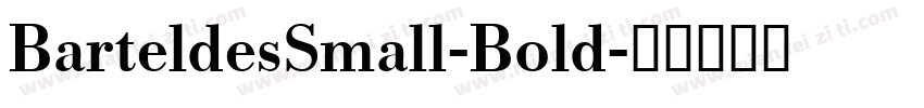 BarteldesSmall-Bold字体转换
