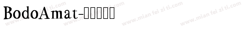 BodoAmat字体转换