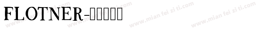FLOTNER字体转换