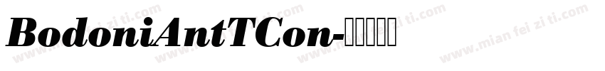 BodoniAntTCon字体转换