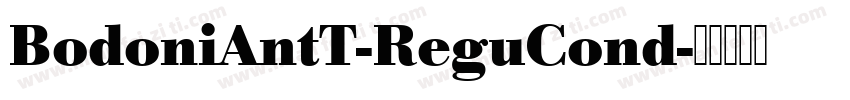 BodoniAntT-ReguCond字体转换