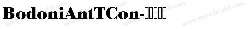 BodoniAntTCon字体转换