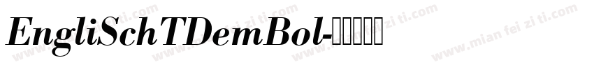 EngliSchTDemBol字体转换