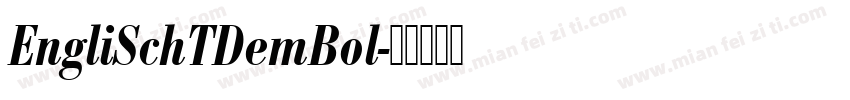 EngliSchTDemBol字体转换