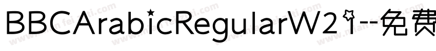 BBCArabicRegularW21-字体转换