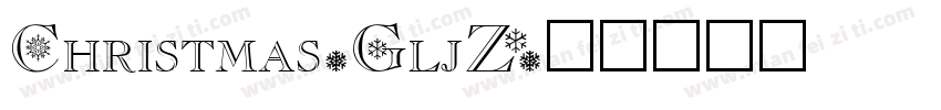 Christmas-GljZ字体转换