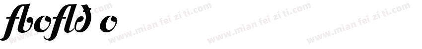 bolero字体转换