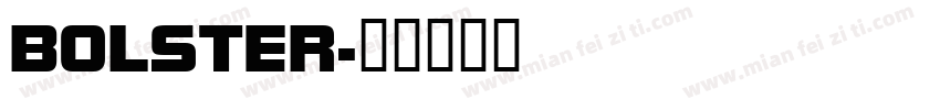 BOLSTER字体转换