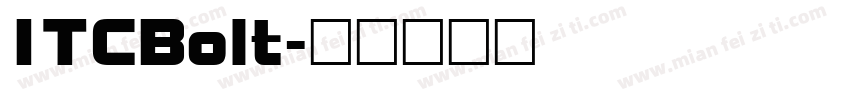 ITCBolt字体转换