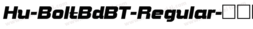 Hu-BoltBdBT-Regular字体转换