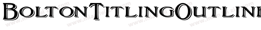 BoltonTitlingOutline字体转换