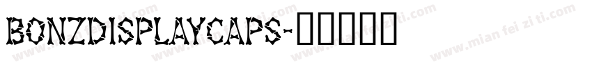 BonzDisplayCapS字体转换