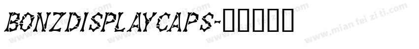 BonzDisplayCapS字体转换