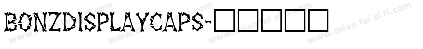 BonzDisplayCapS字体转换