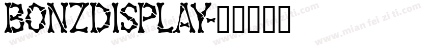 BonzDisplay字体转换