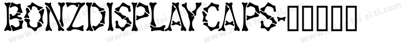 BonzDisplayCapS字体转换