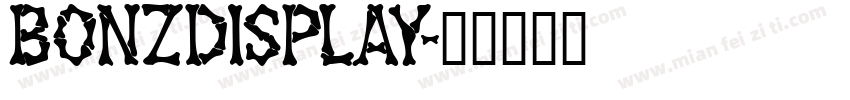 BonzDisplay字体转换