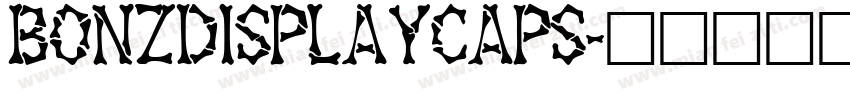 BonzDisplayCapS字体转换