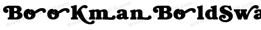 BookmanBoldSwash字体转换