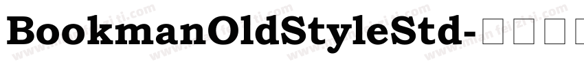 BookmanOldStyleStd字体转换