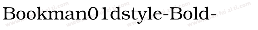 Bookman01dstyle-Bold字体转换