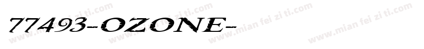 77493-OZONE字体转换
