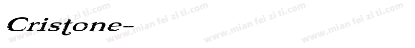 Cristone字体转换