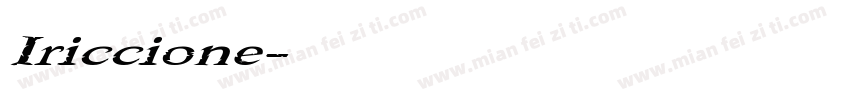 Iriccione字体转换