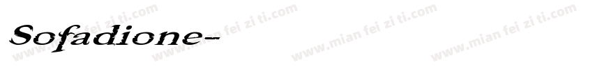 Sofadione字体转换