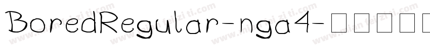 BoredRegular-nga4字体转换