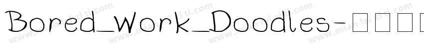 Bored_Work_Doodles字体转换