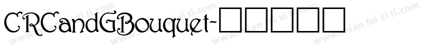CRCandGBouquet字体转换