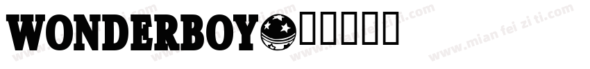 Wonderboy字体转换