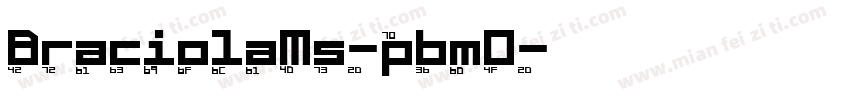 BraciolaMs-p6mO字体转换