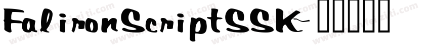 FalironScriptSSK字体转换