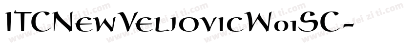 ITCNewVeljovicW01SC字体转换