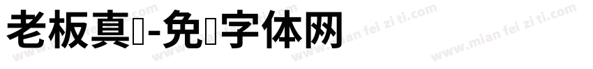 老板真帅字体转换