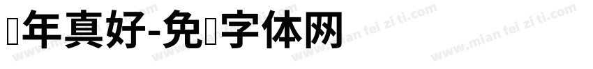 过年真好字体转换