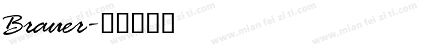 Brauer字体转换