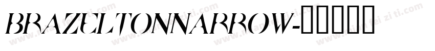BrazeltonNarrow字体转换