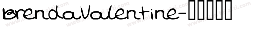 BrendaValentine字体转换