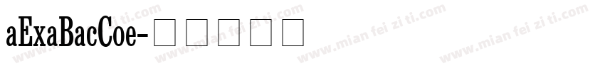 SansExtraBlackConden字体转换
