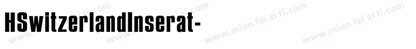 HSwitzerlandInserat字体转换