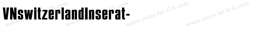 VNswitzerlandInserat字体转换