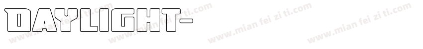 Daylight字体转换