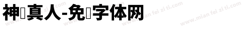 神龙真人字体转换