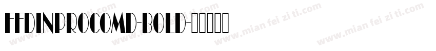 FFDINProComd-Bold字体转换