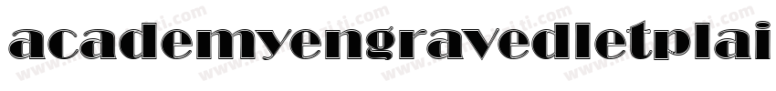 academyengravedletplain1字体转换