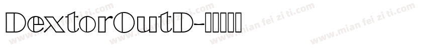 DextorOutD字体转换