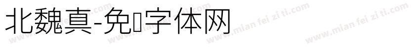 北魏真字体转换